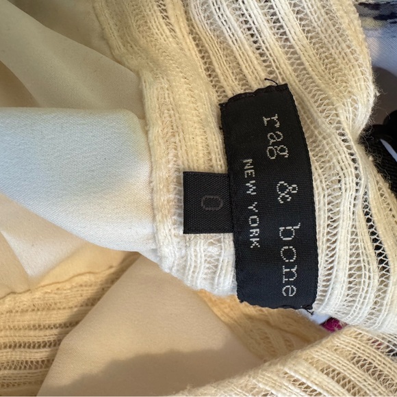 rag & bone Cream Chemise with Black Straps - Picture 4 of 4